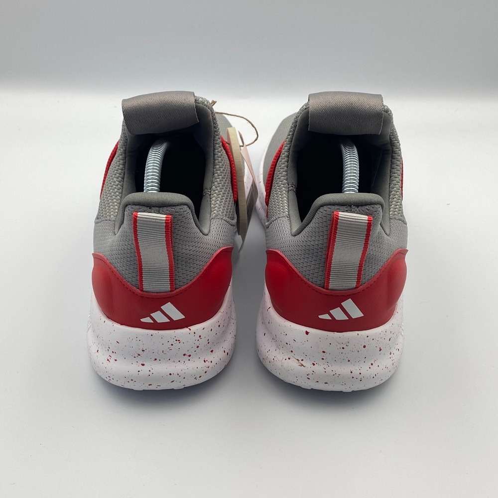 Adidas Lite Racer Adapt 7.0 Slip On Running Sneakers Gray Red Men's 10 JR0548 - Picture 5 of 8